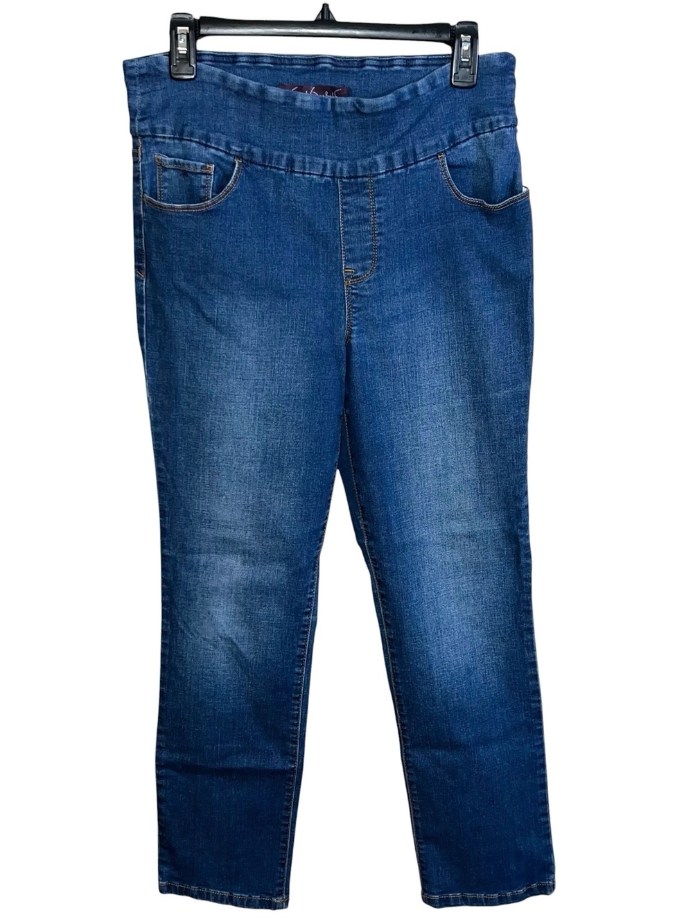 Gloria Vanderbilt Amanda Pull On Jeans Women’s 31x28 Blue Medium Wash
